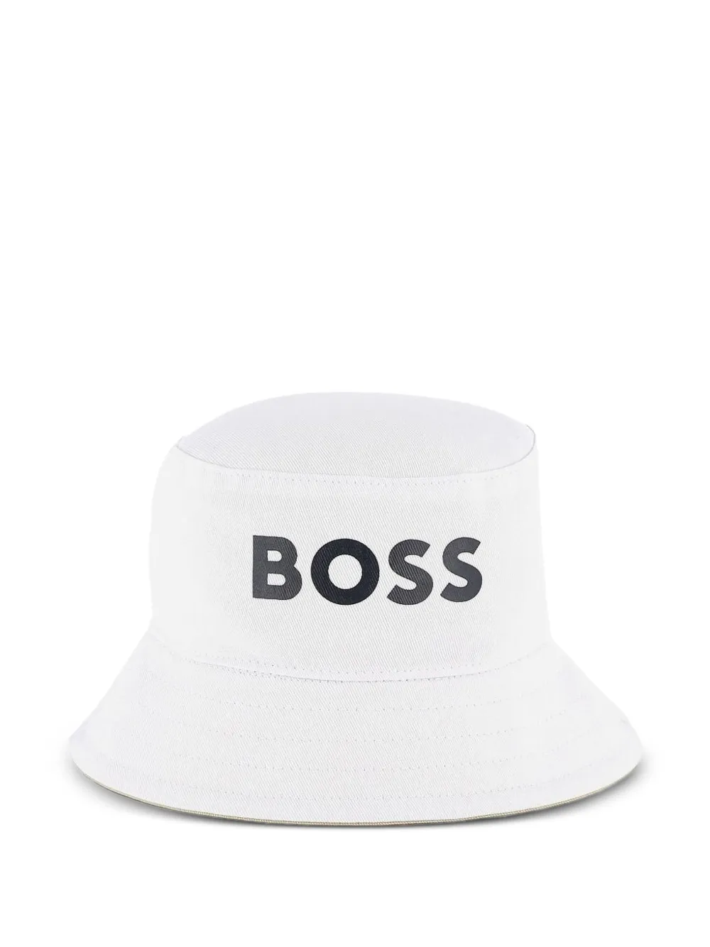 BOSS Kidswear Omkeerbare vissershoed - Wit