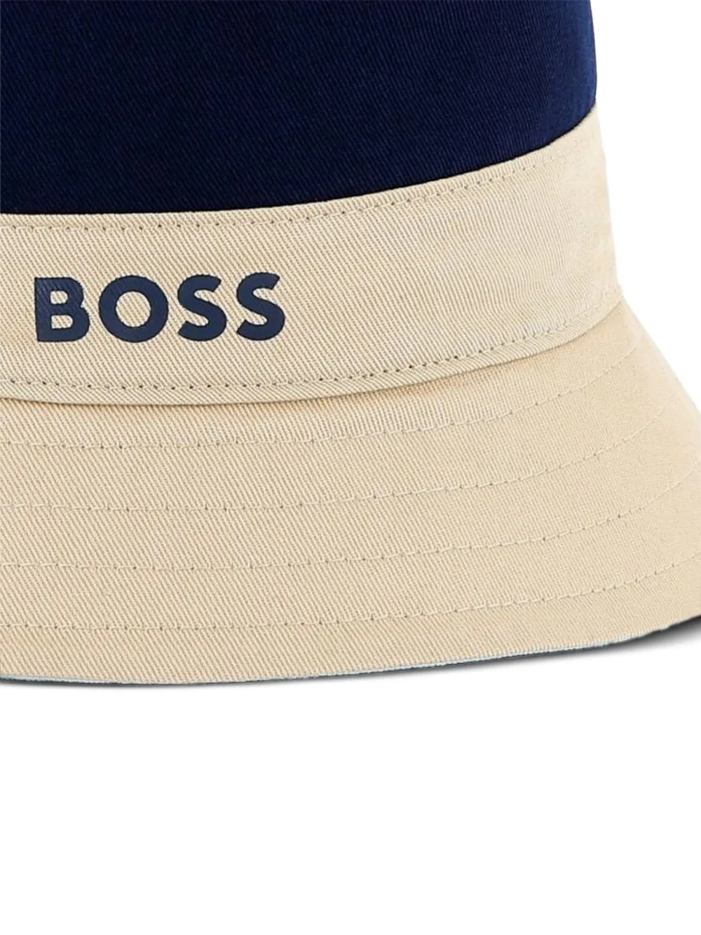 BOSS Kidswear Omkeerbare vissershoed Wit
