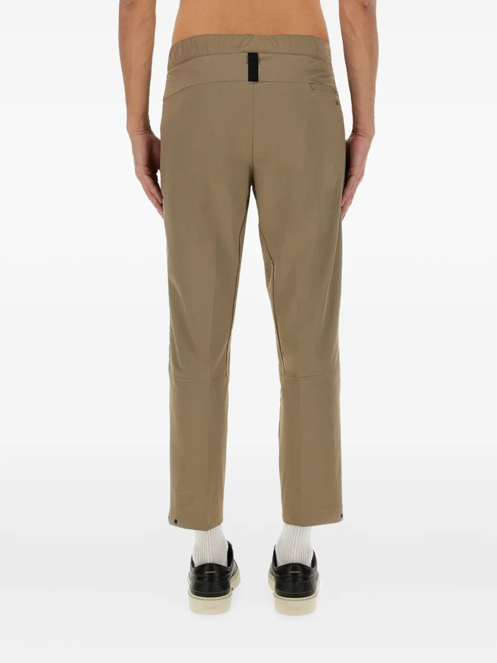 BOSS Trainingsbroek met elastische tailleband en toelopende pijpen Beige