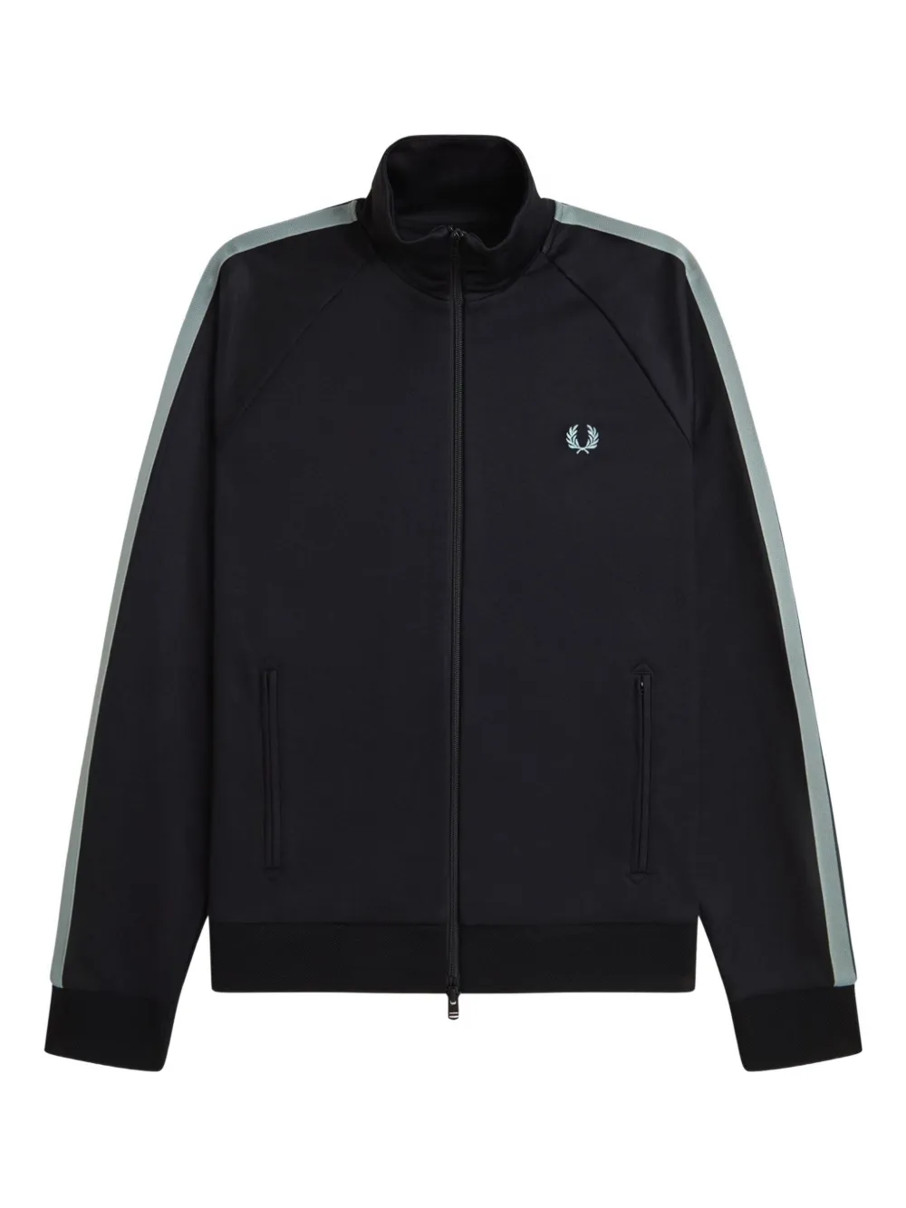 Fred Perry ラグランスリーブ トラックジャケット | ブラック | Image 1