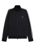 Fred Perry raglan-sleeve track jacket - Black