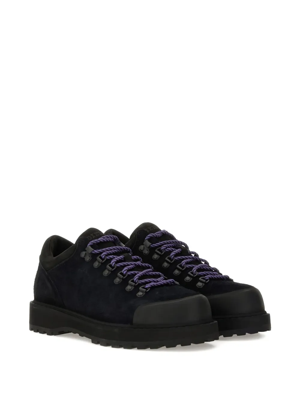 Diemme suede hiking sneakers Black
