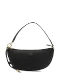 Ferragamo small oval-shaped leather shoulder bag - Black
