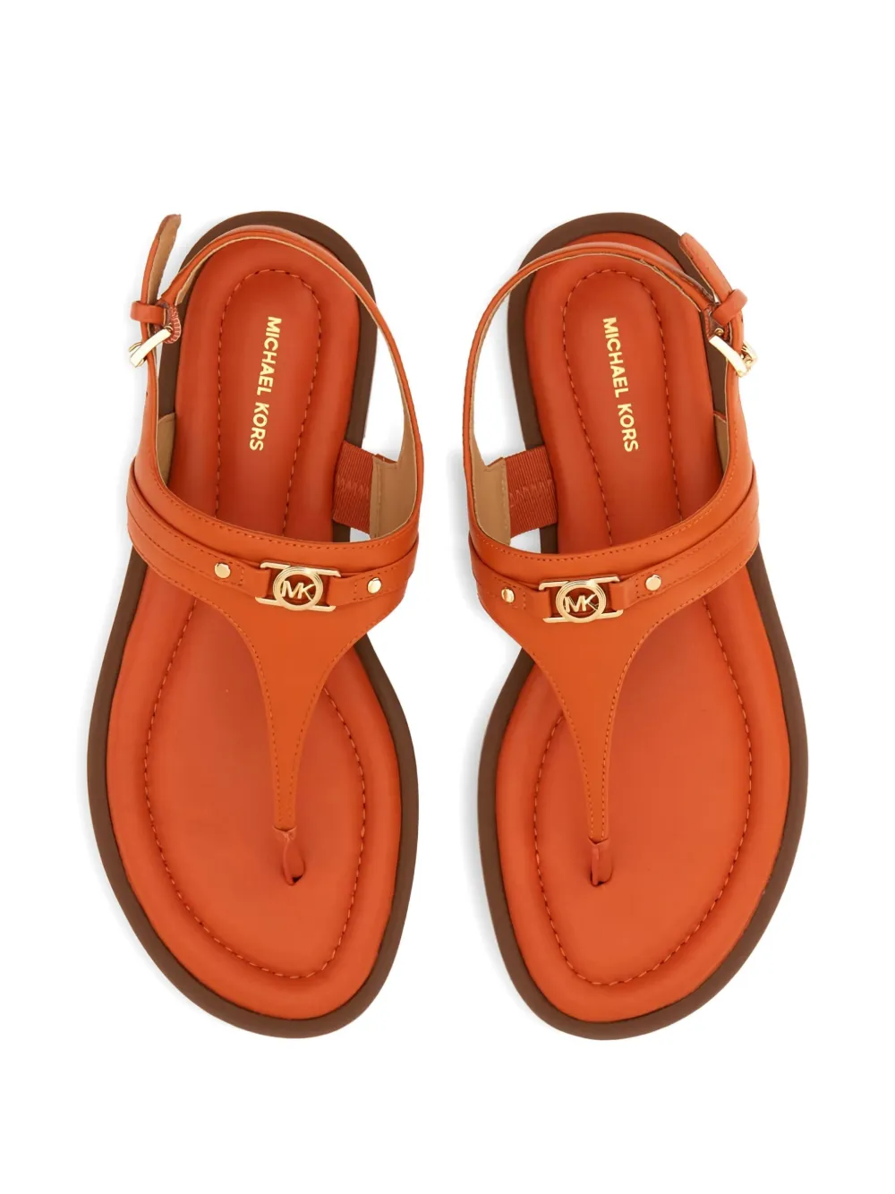 Michael Kors Mandy T-strap sandals Orange