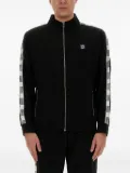 HUGO panelled zip-up jacket - Black