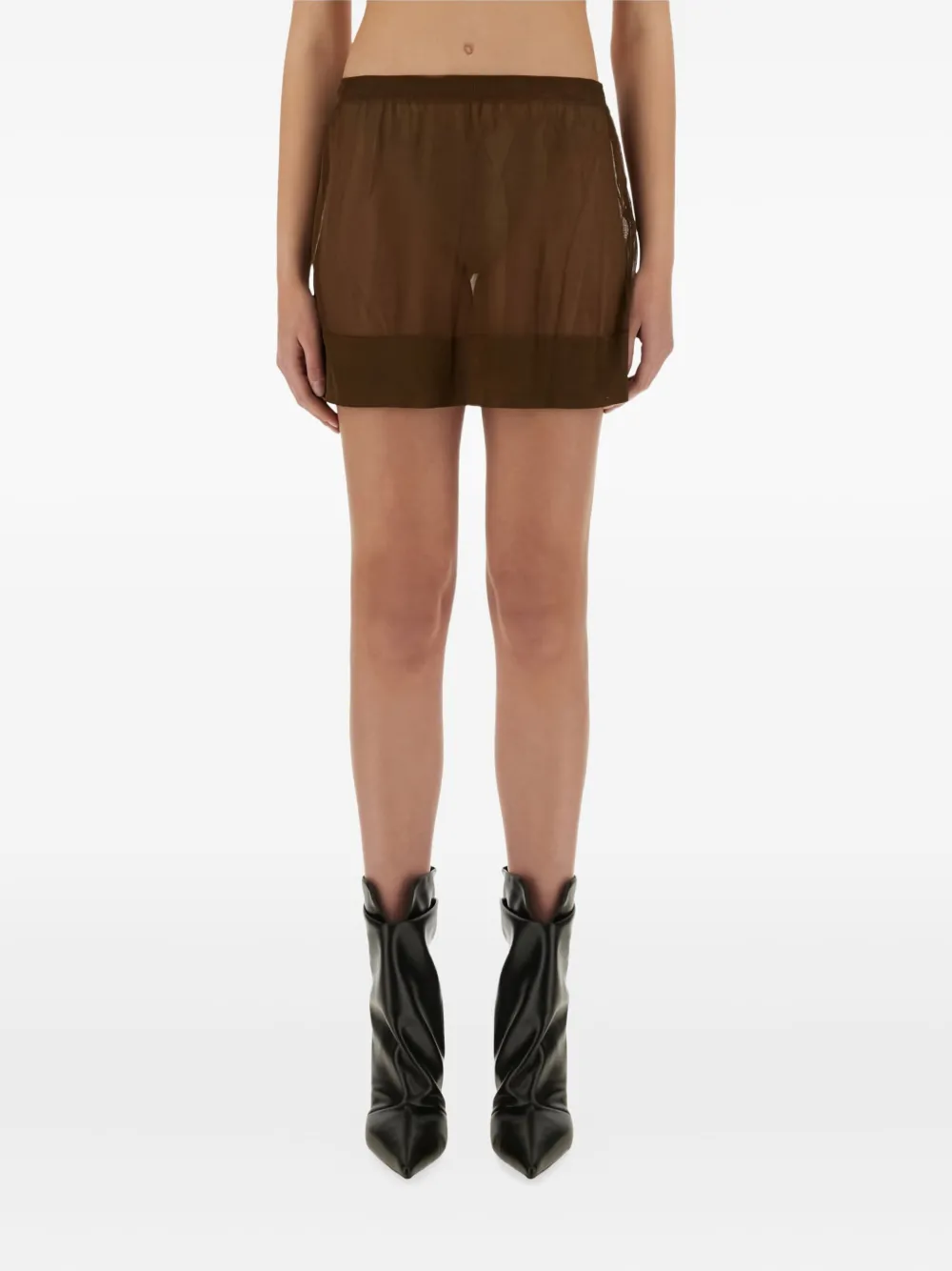 Paloma Wool Rok met doorzichtig vlak Bruin