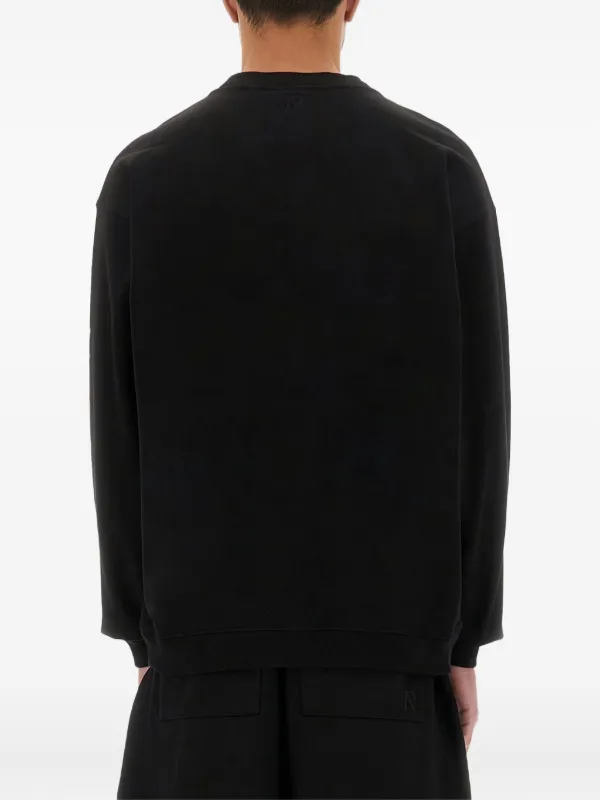 Represent Cotton Sweatshirt | Black | FARFETCH JO