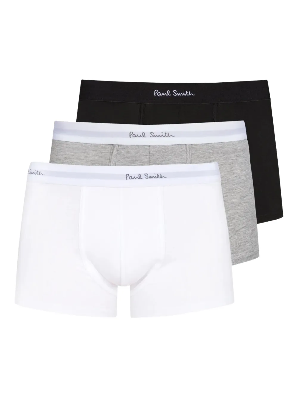 Paul Smith logo-waistband boxers (pack of three) Zwart