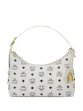 MCM logo-print shoulder bag - White