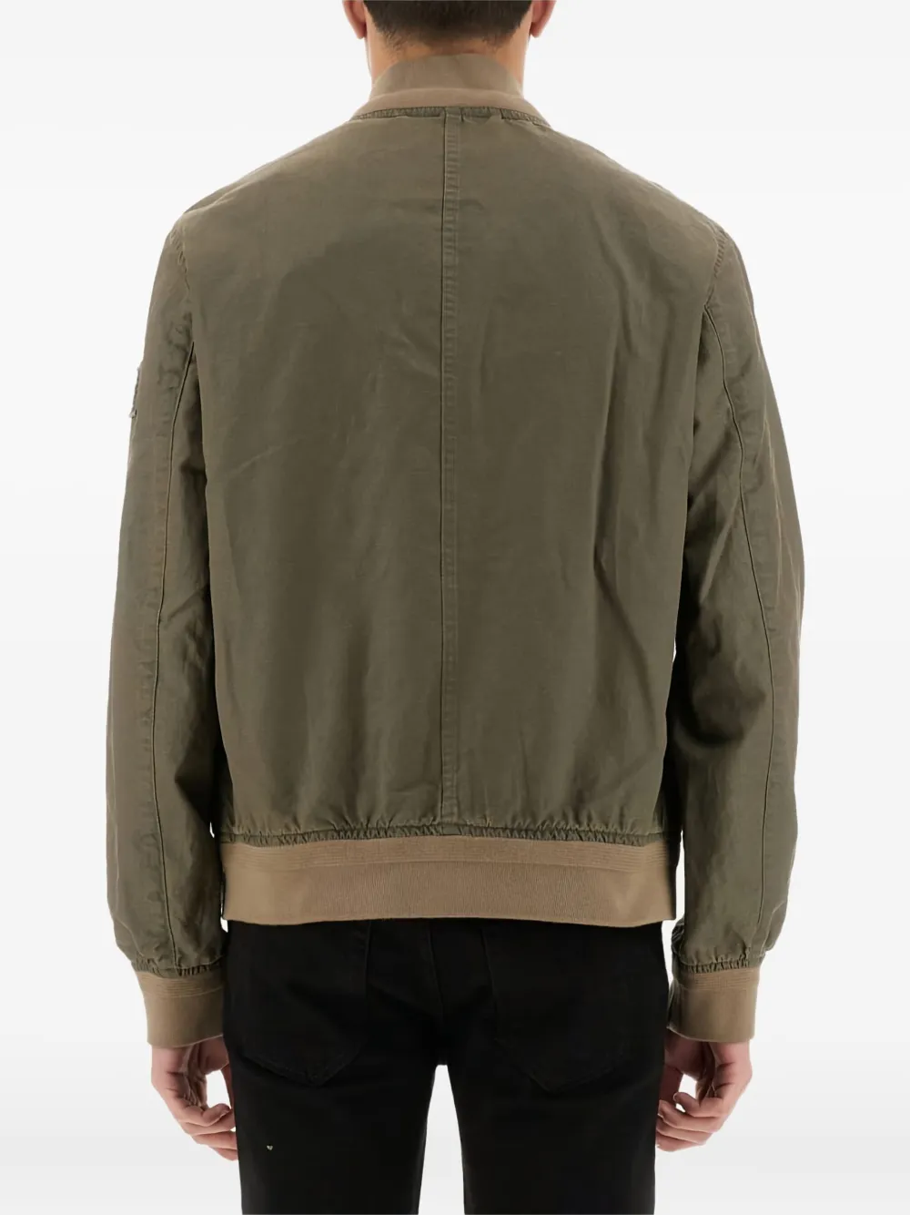 Belstaff zip-fastening bomber jacket Groen