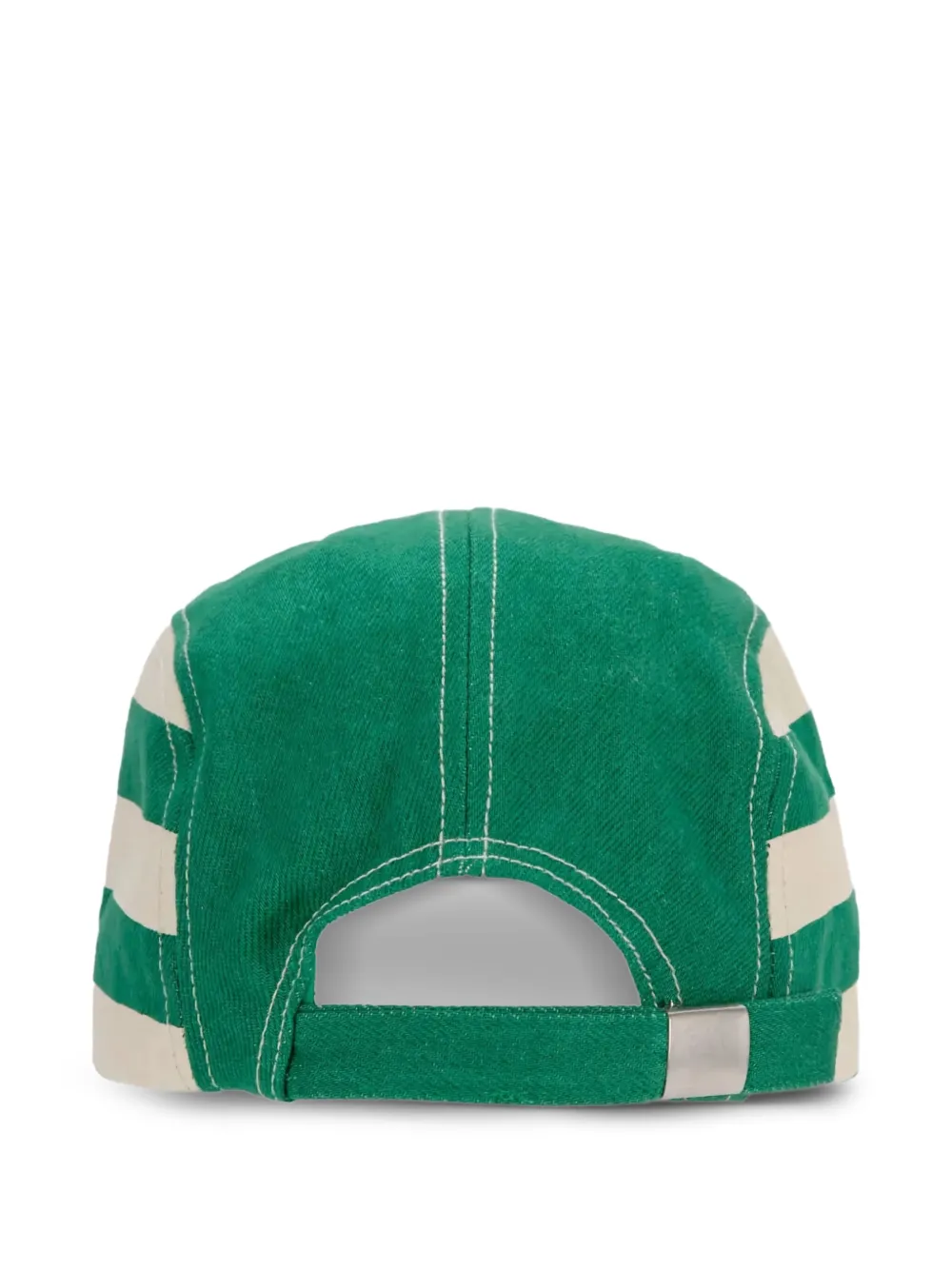 Bobo Choses Bobo Chooses striped panel baseball cap Groen