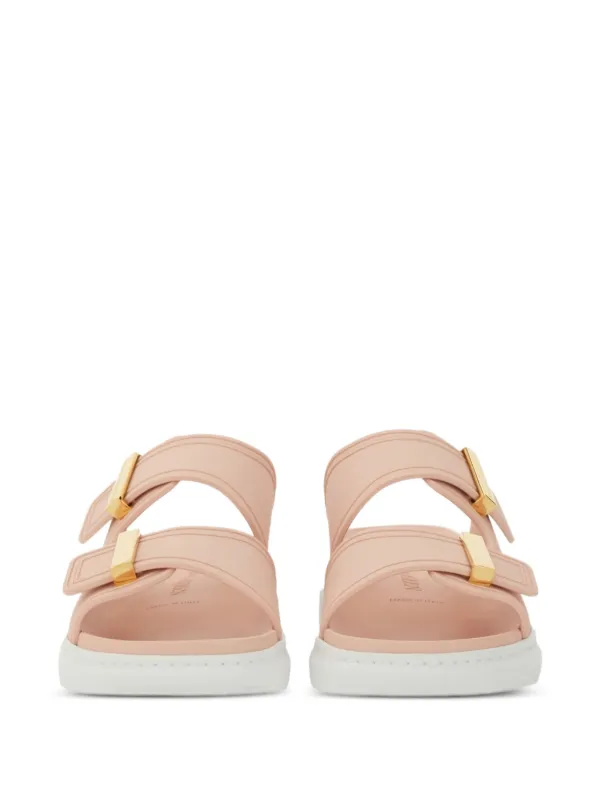 【完売必至】Alexander McQueen ダブルバックル サンダル 完売必至】Alexander McQueen ダブルバックル サンダル