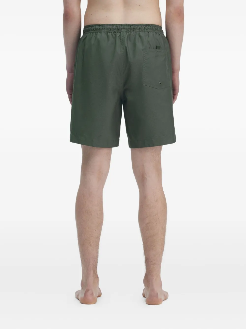 Fred Perry Zwembroek met trekkoordtaille Groen