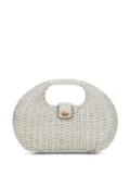 Cult Gaia Lydia woven basket-style tote bag - White