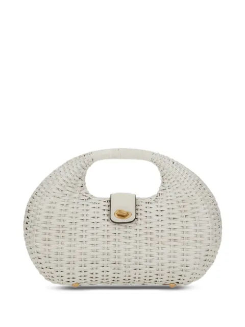 Cult Gaia Lydia woven basket-style tote bag