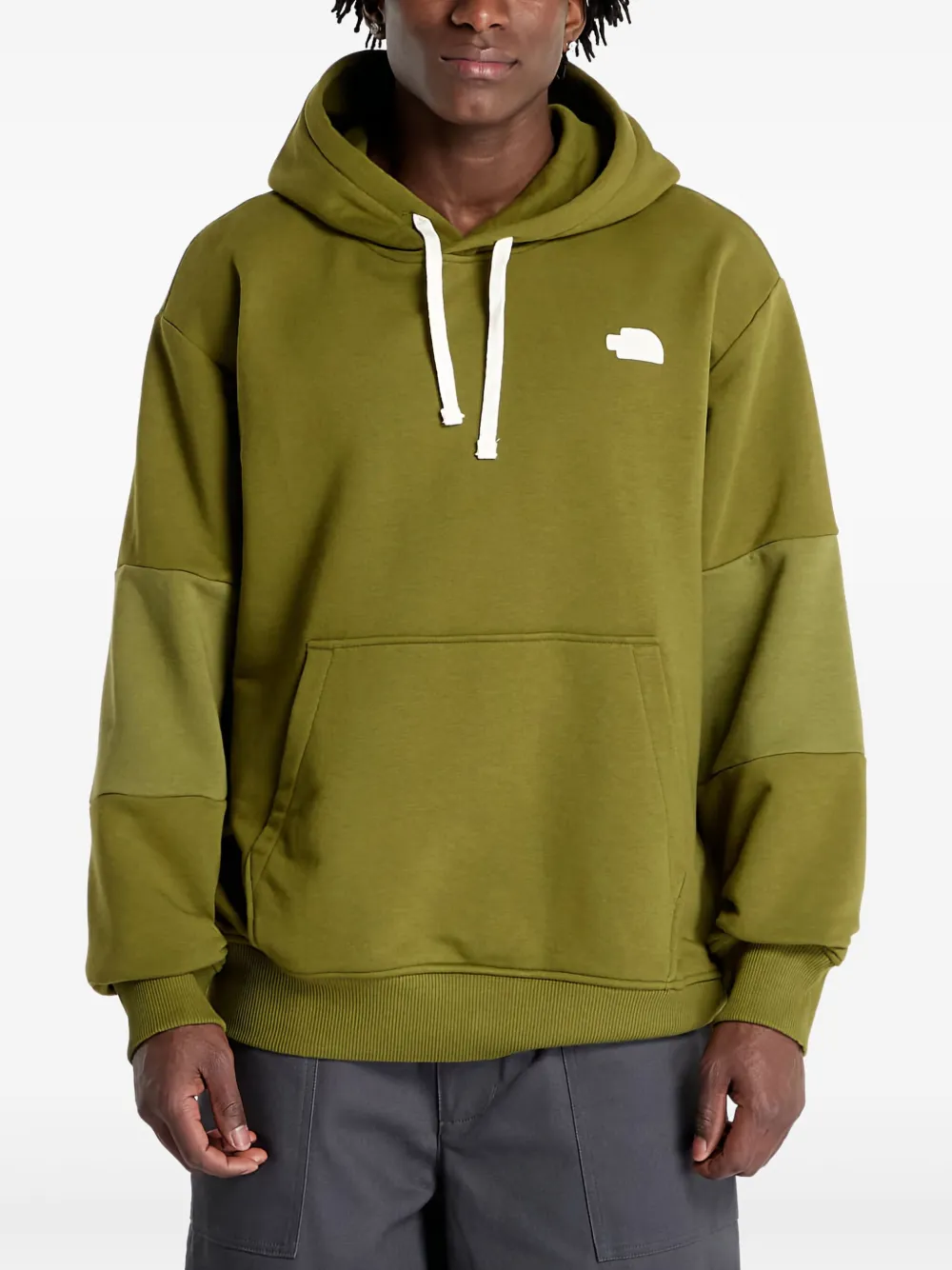 The North Face Hoodie van katoenblend Groen