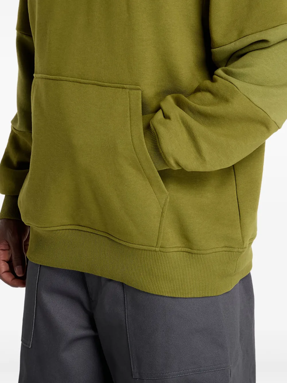 The North Face Hoodie van katoenblend Groen