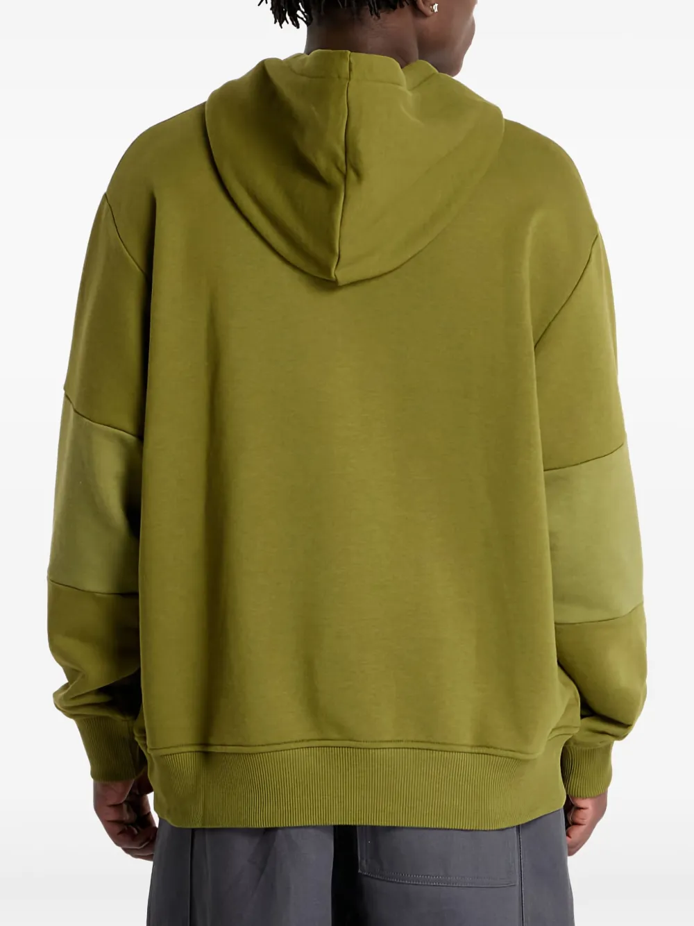 The North Face Hoodie van katoenblend Groen