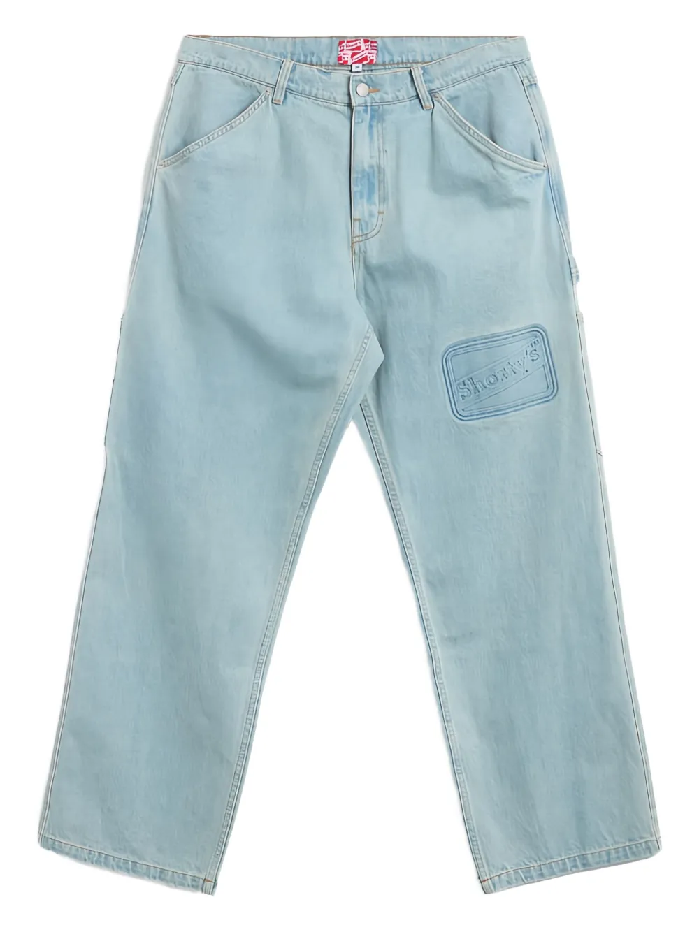 Pleasures patch-detailed jeans | Blue | Image 1