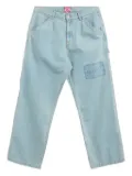Pleasures patch-detailed jeans - Blue