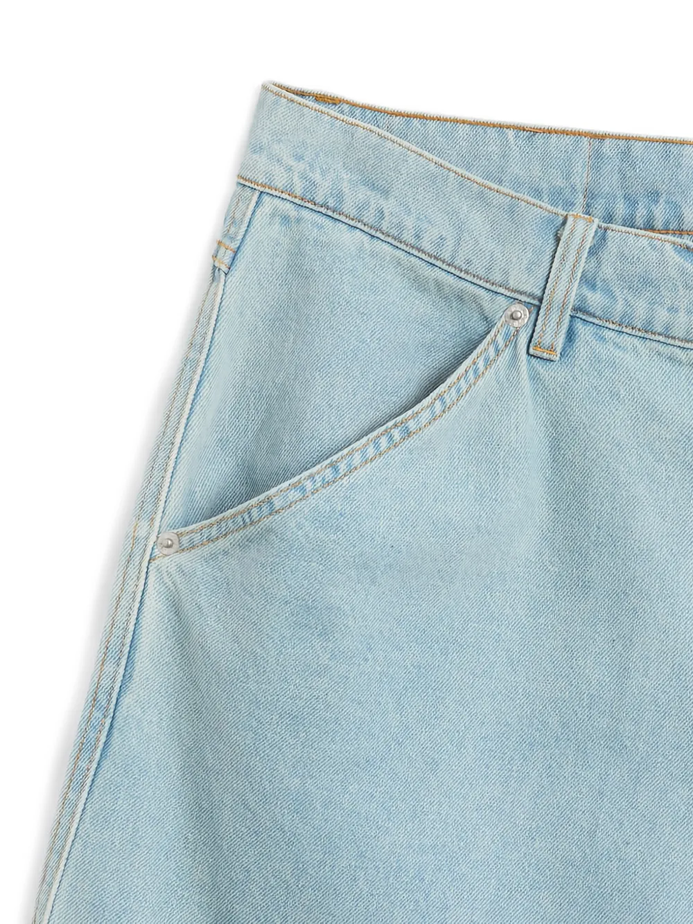 Pleasures Jeans met patchdetail Blauw
