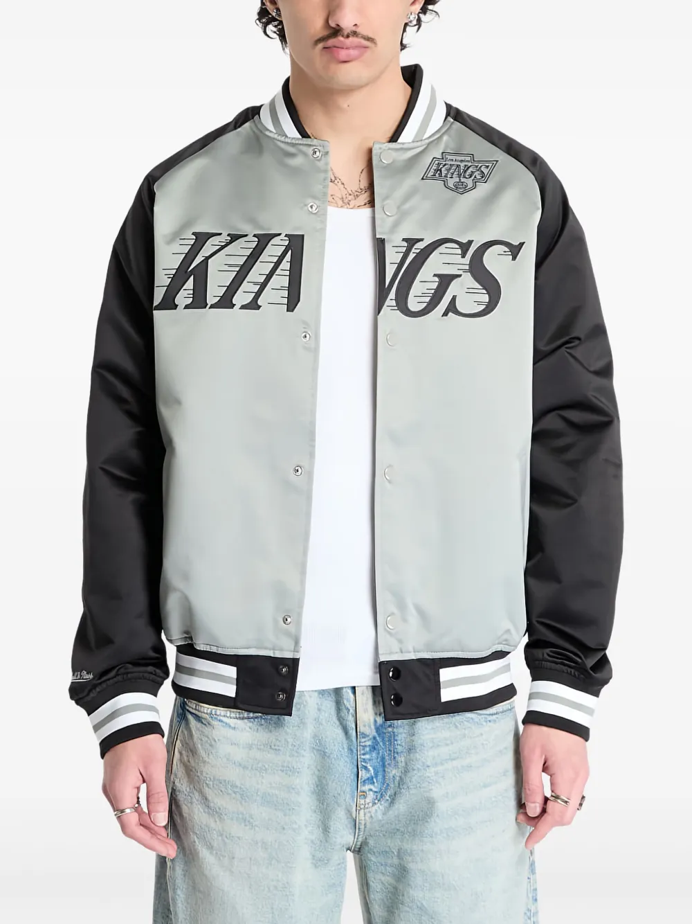 Mitchell & Ness ボンバージャケット - グレー Mitchell & Ness ボンバージャケット - グレー