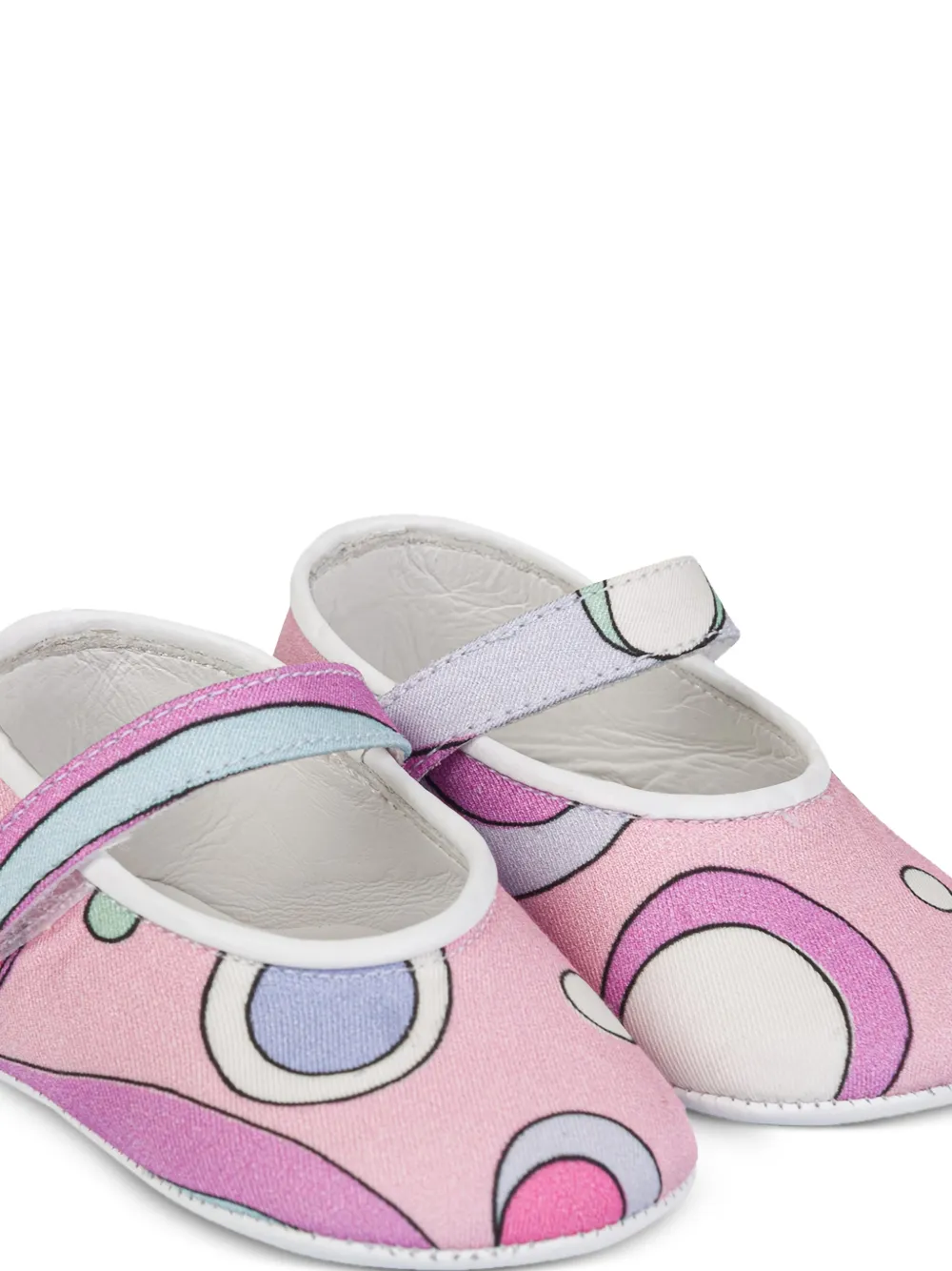 PUCCI Junior Ballerina's met bandje met patroon Roze