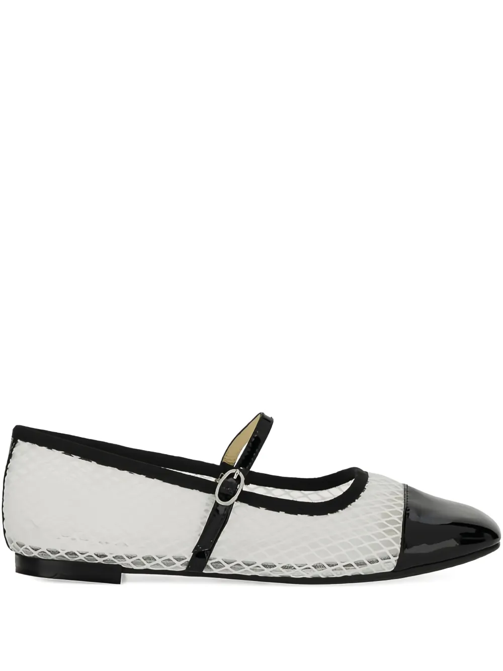 Repetto patent-toecap ballet flats White