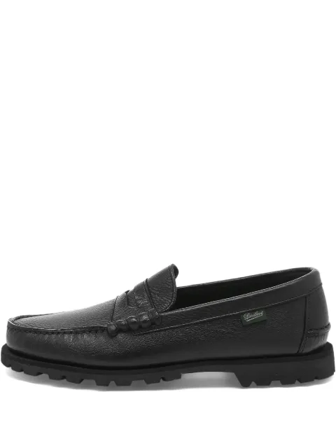 Paraboot textured leather loafers
