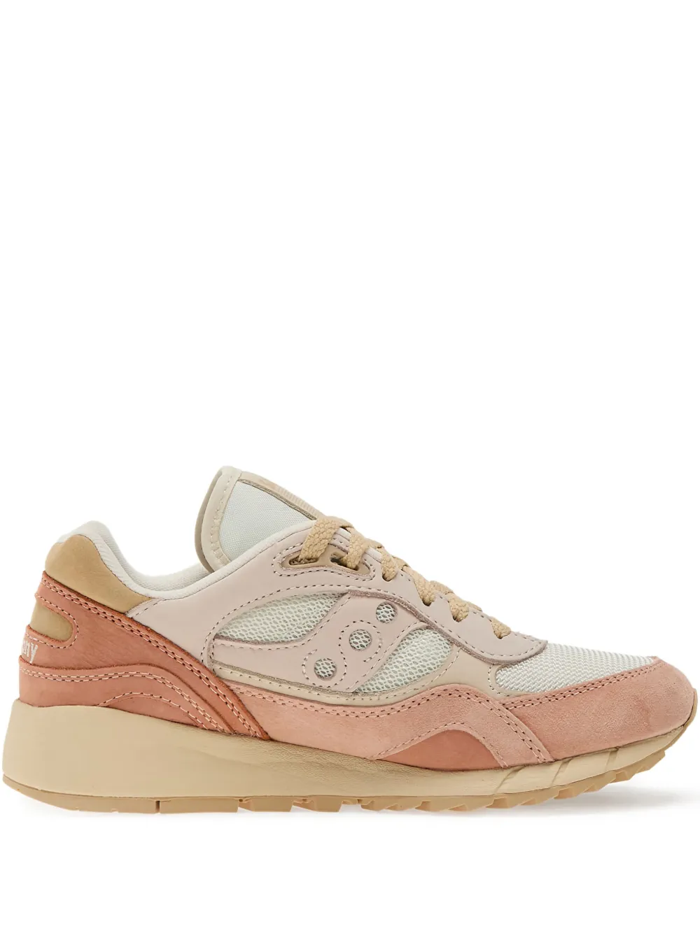 Saucony Shadow 6000 suede-panelled sneakers Pink