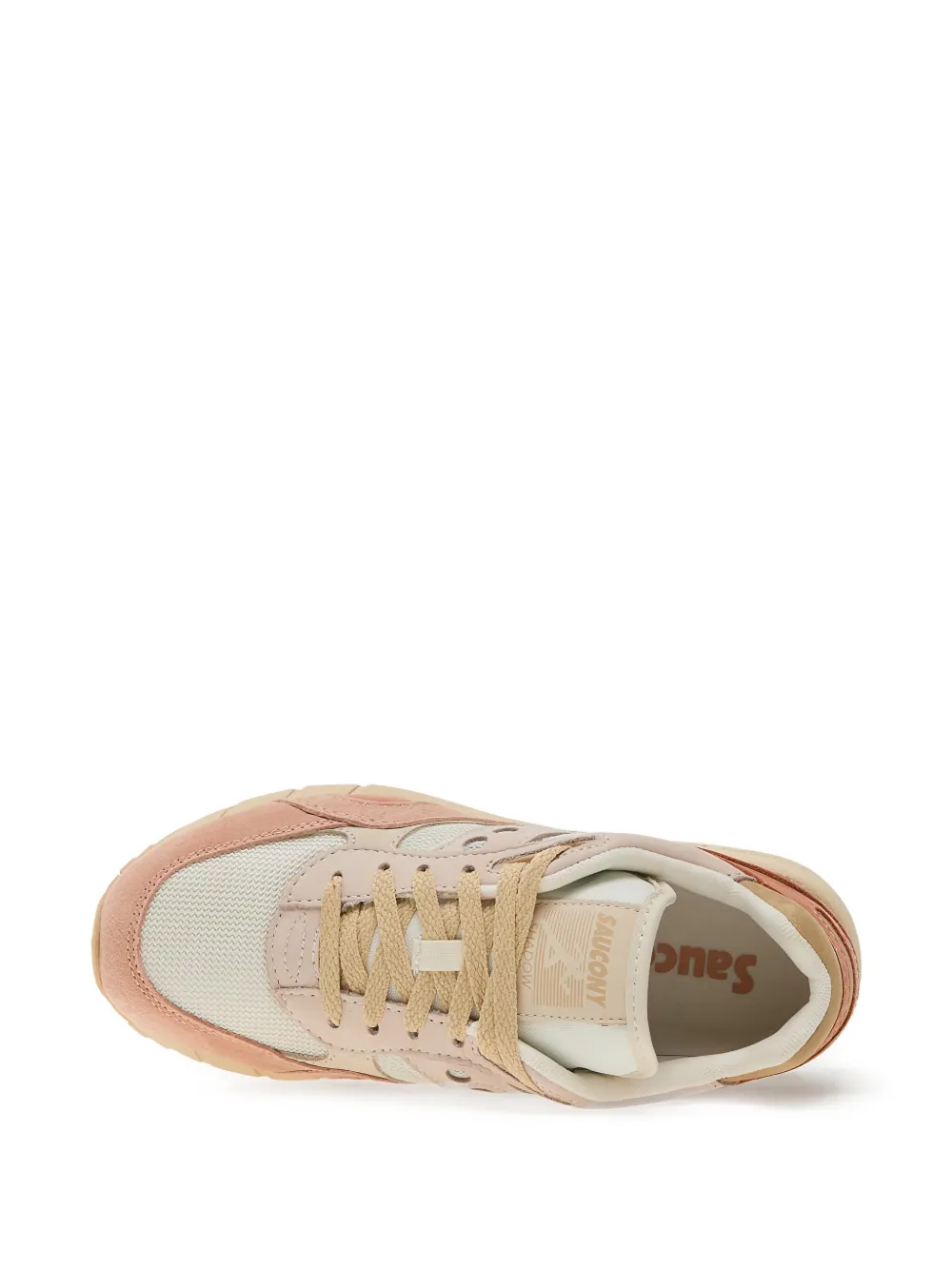 Saucony Shadow 6000 suede-panelled sneakers Pink