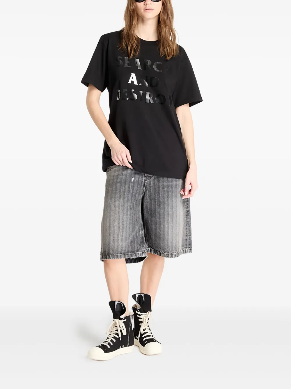 1017 ALYX 9SM T-shirt met grafische print Zwart