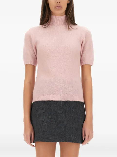 A.P.C. short-sleeve mock-neck jumper
