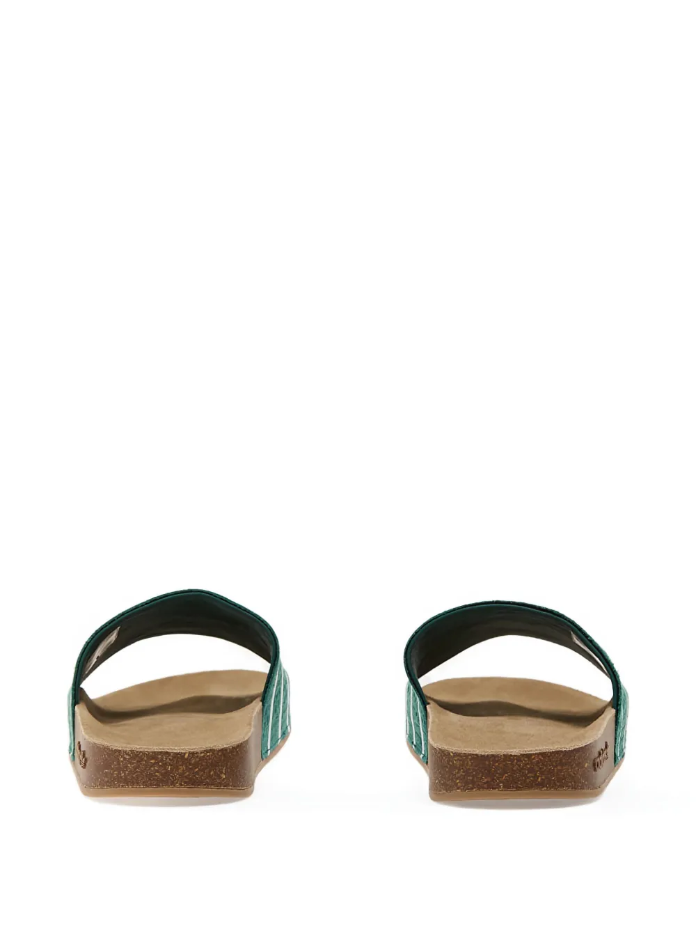 adidas Adilette cork slides Green