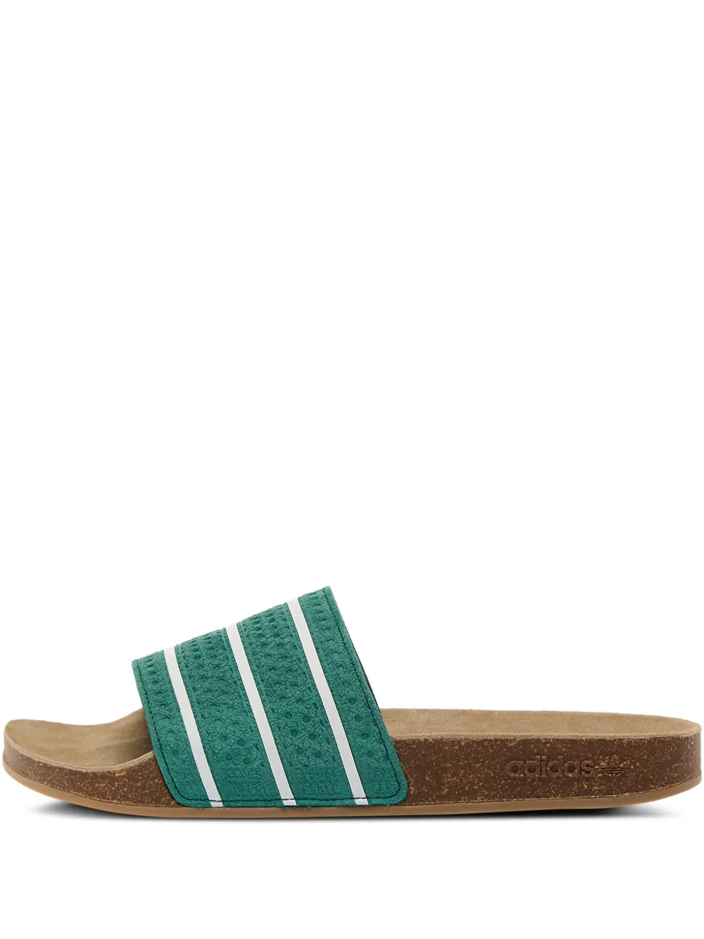adidas Adilette cork slides Green