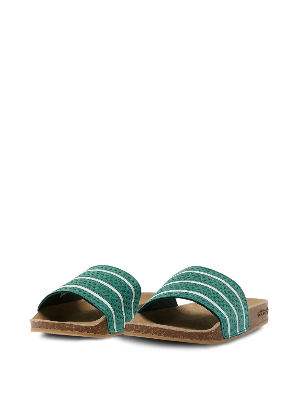 adidas Adilette cork slides Green