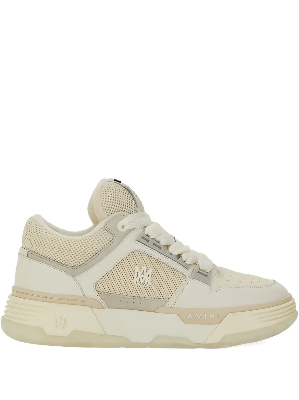 AMIRI leather mesh trainers Neutrals
