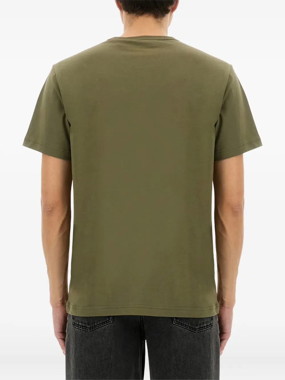 Belstaff logo-plaque cotton T-shirt Groen