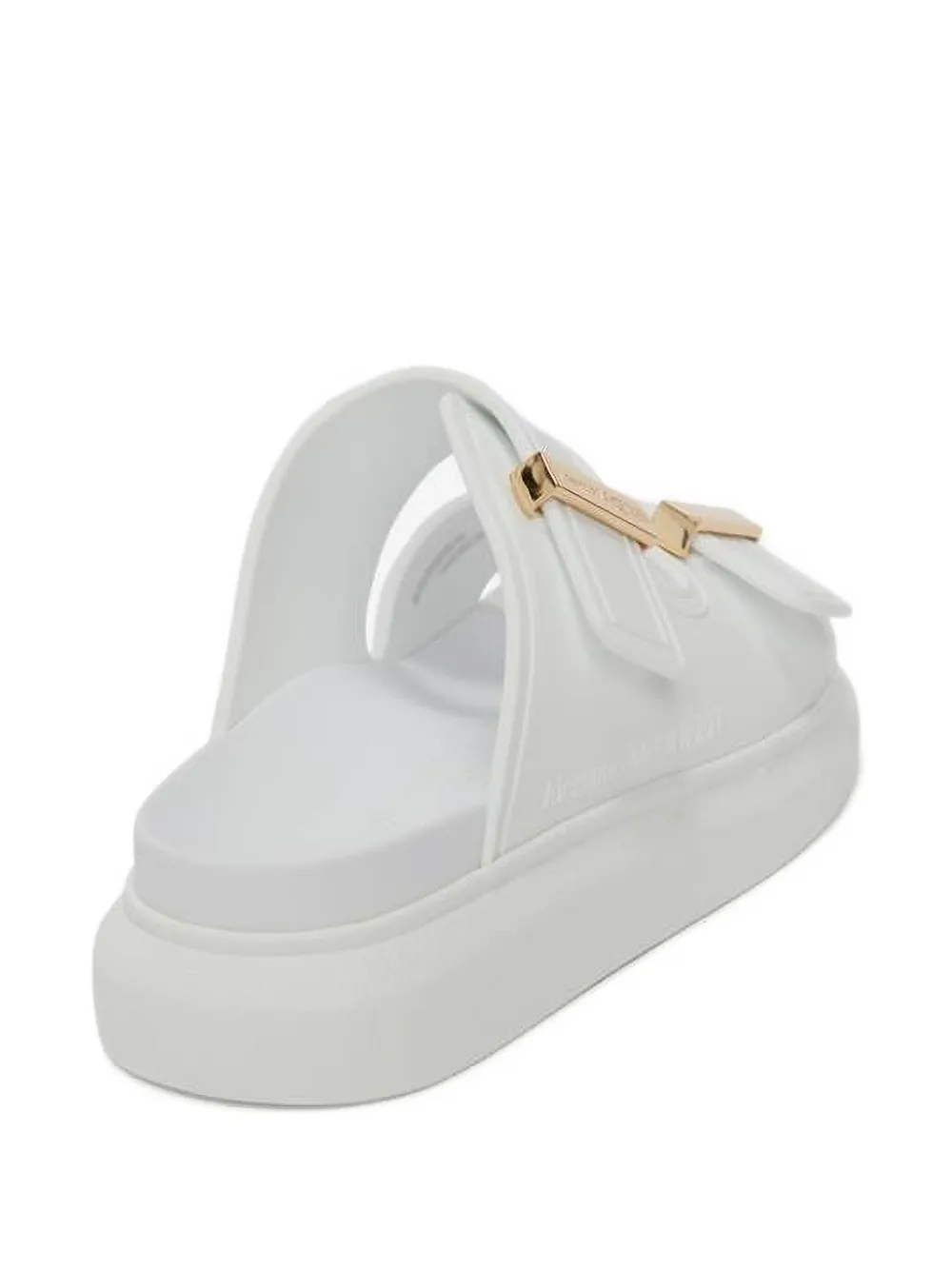 Alexander McQueen double-strap sandals White