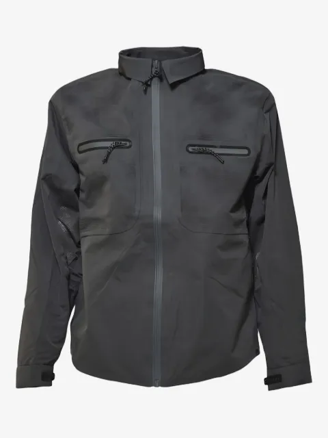 Alpha Industries perforated-details zip-front shirt jacket
