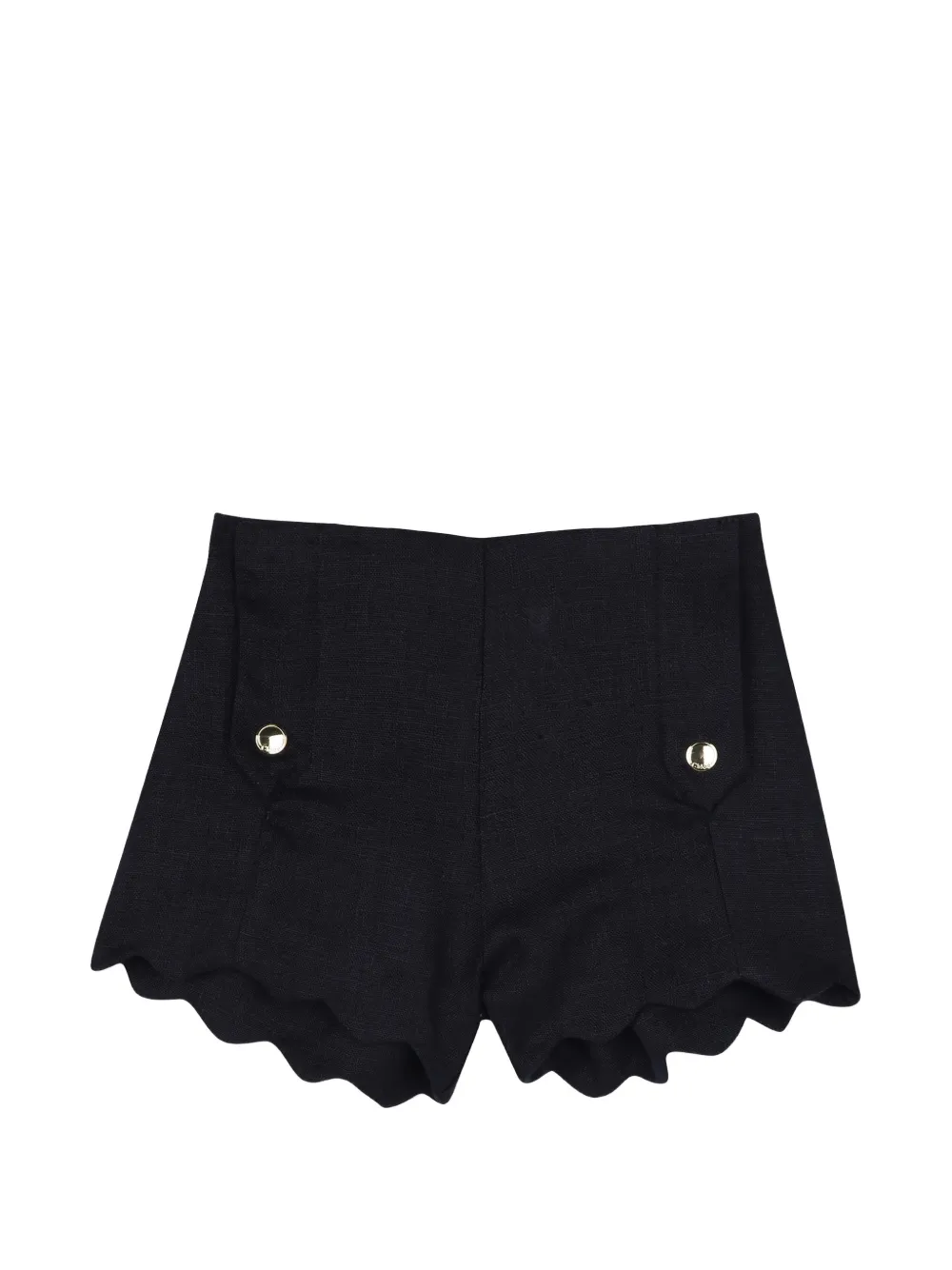 Chloé Kids linen shorts - Blu