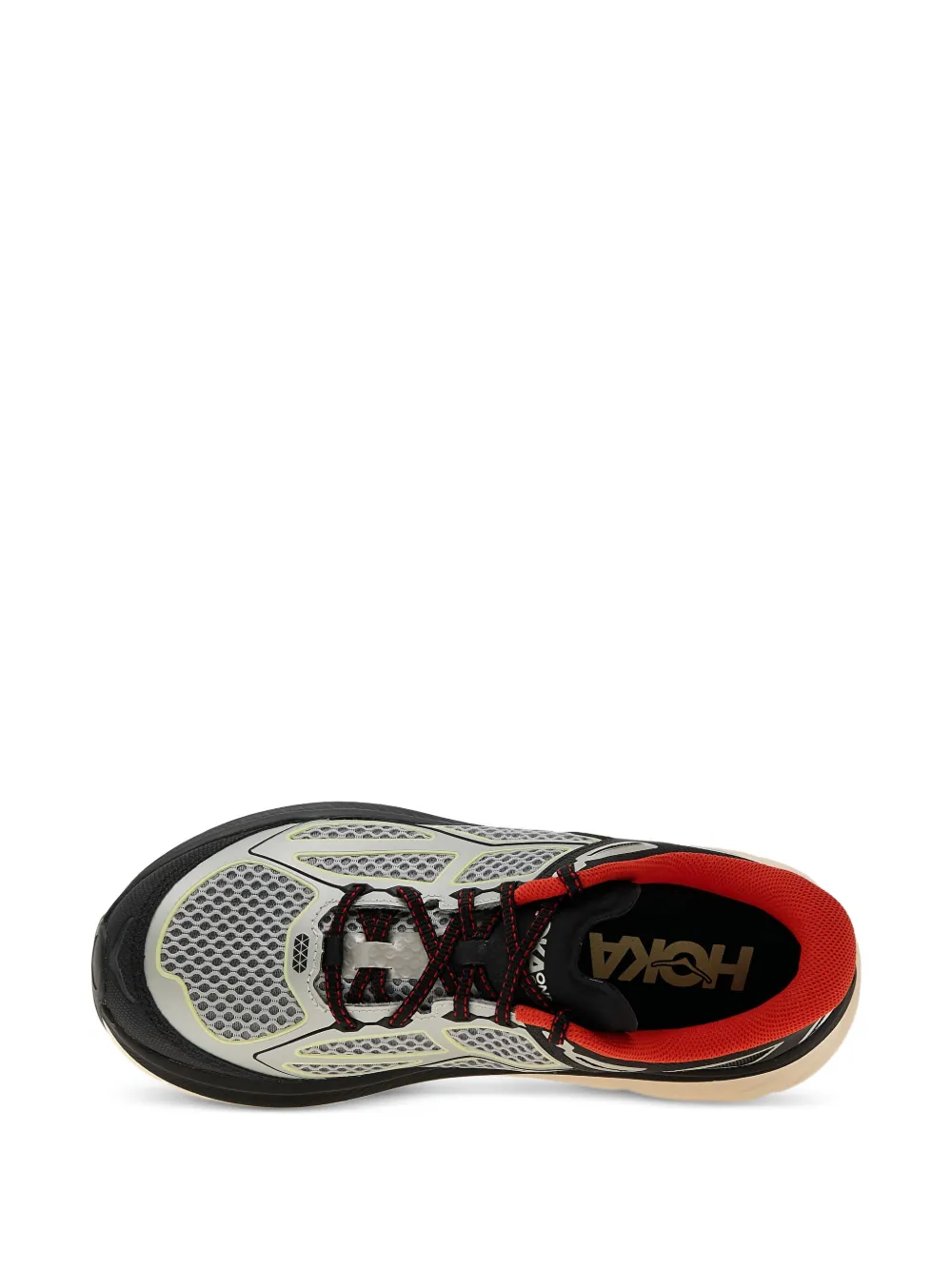 HOKA Clifton One9 sneakers met mesh vlak Zwart