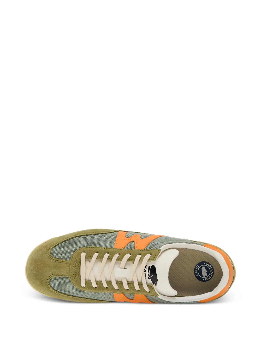 Karhu Mestari Control mesh-panel suede sneakers Green