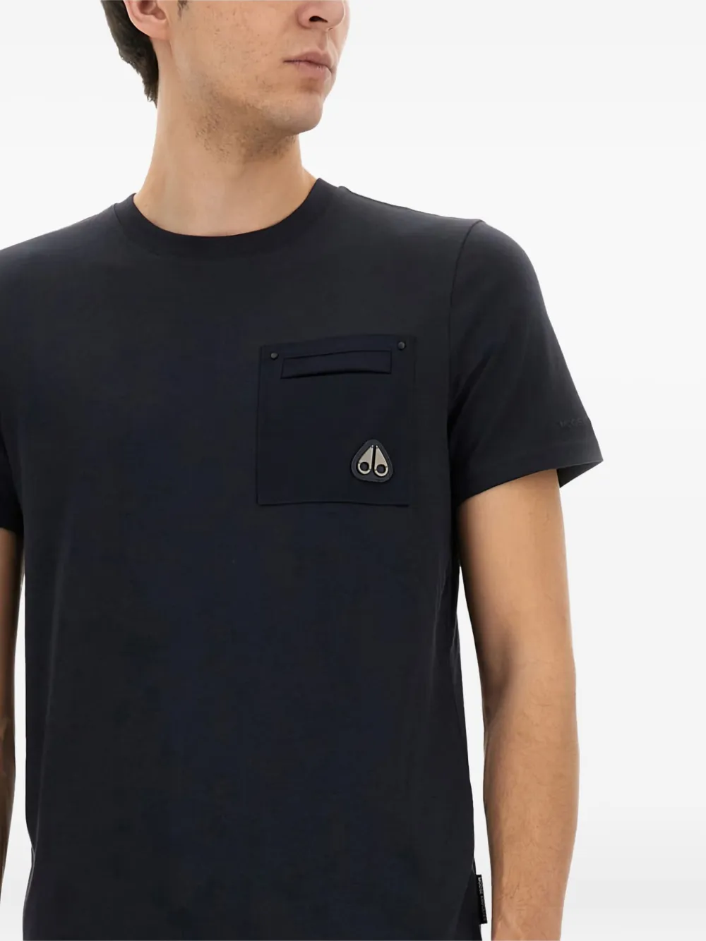 Moose Knuckles T-shirt met zakdetail Blauw