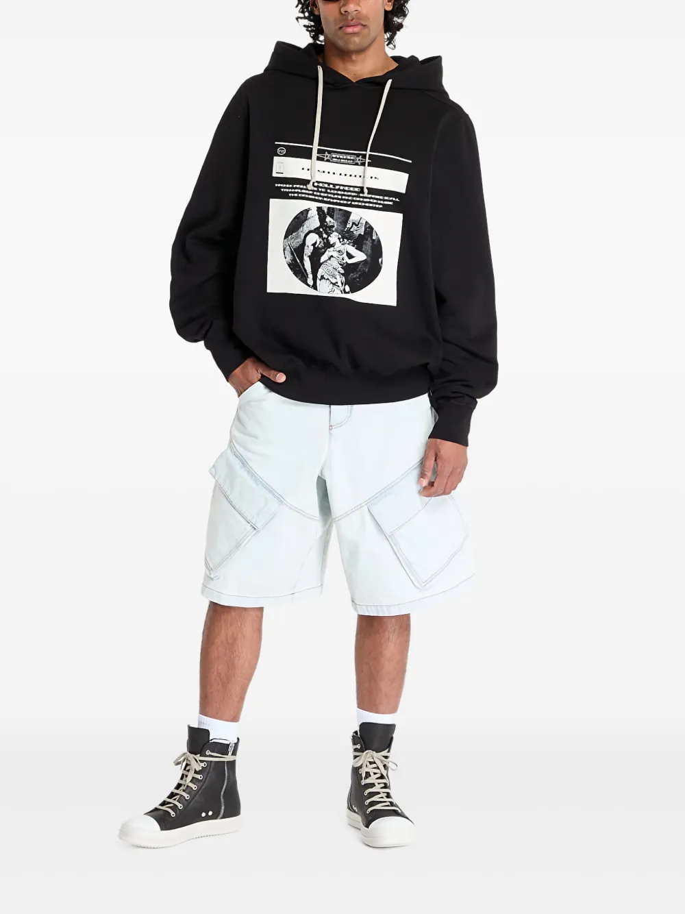 Rick Owens DRKSHDW hoodie con estampado gráfico | Hoodies | Image 2
