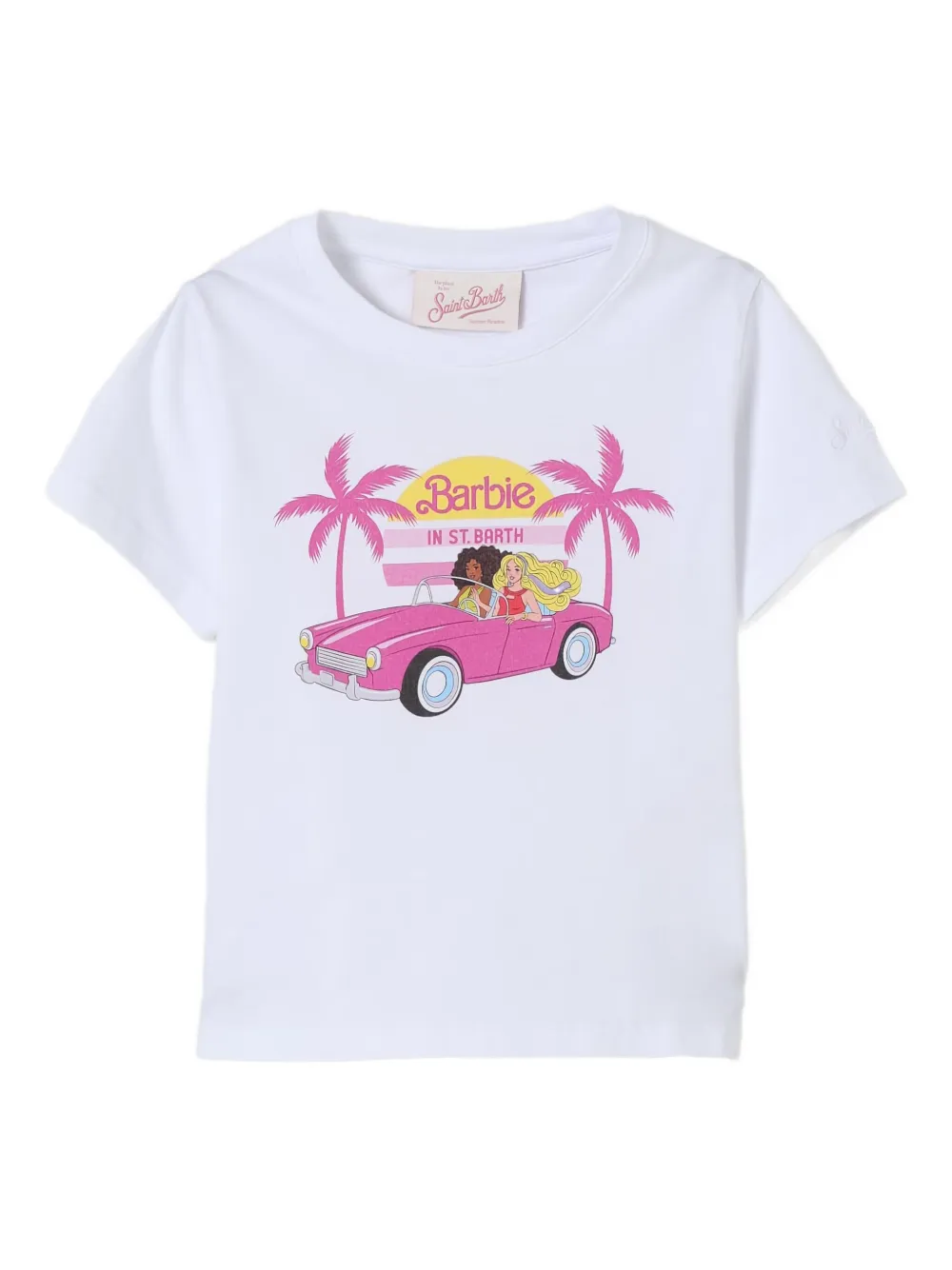 Mc2 Saint Barth Graphic-print T-shirt In White