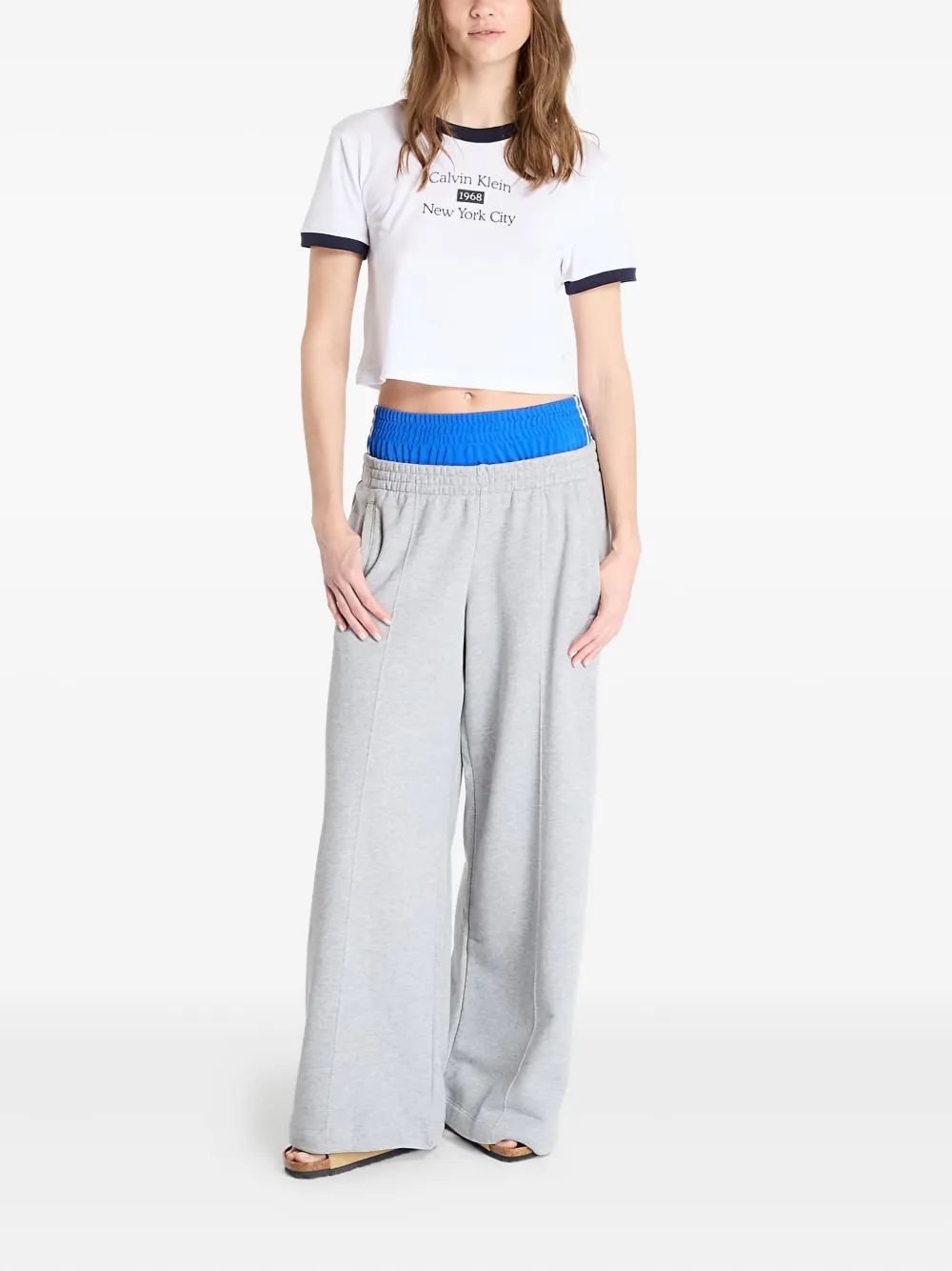 Calvin Klein Jeans Est.1978 Logo-print Cotton T-shirt In White