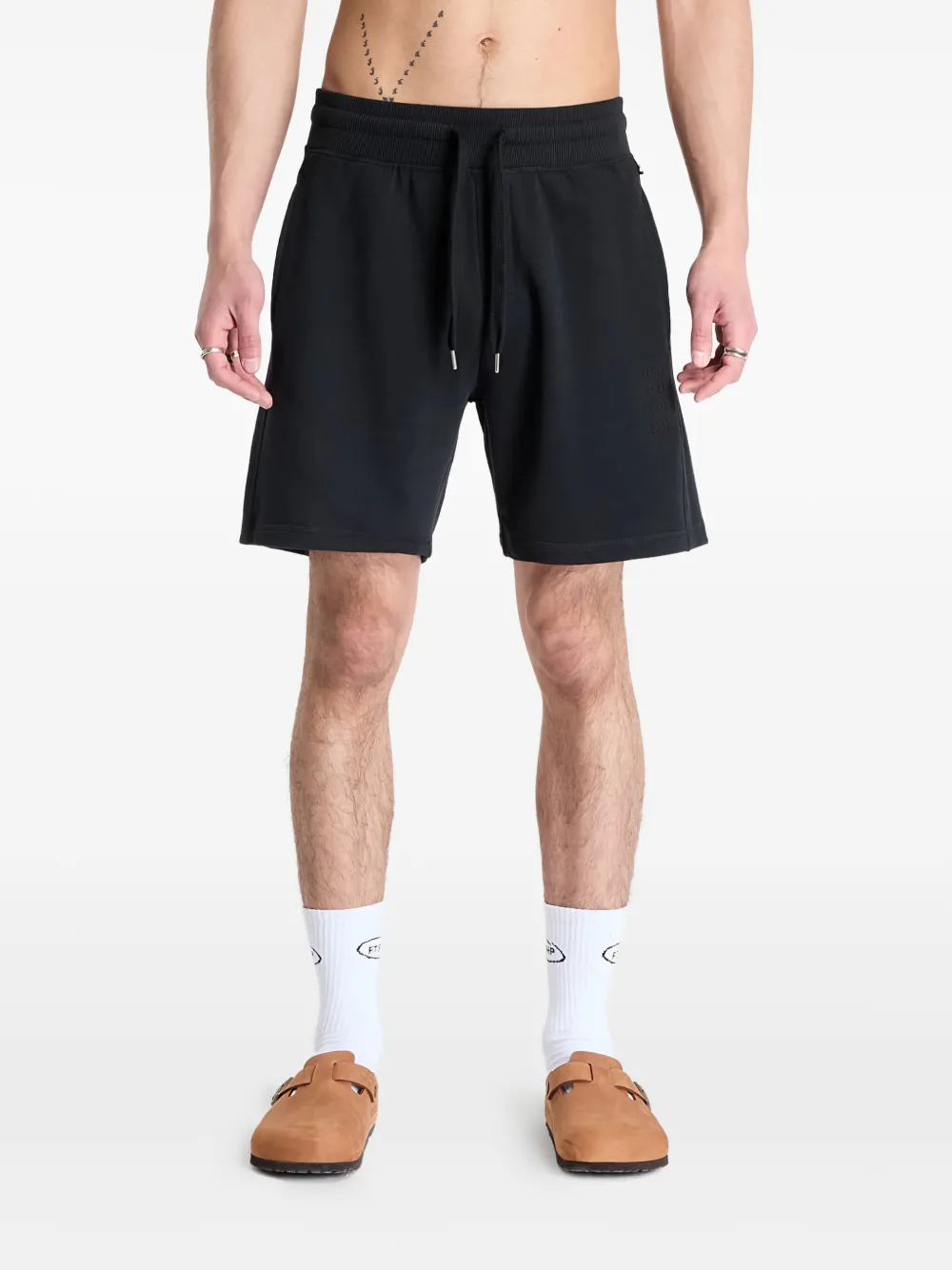 HUGO drawstring-waist shorts | Black | Image 1