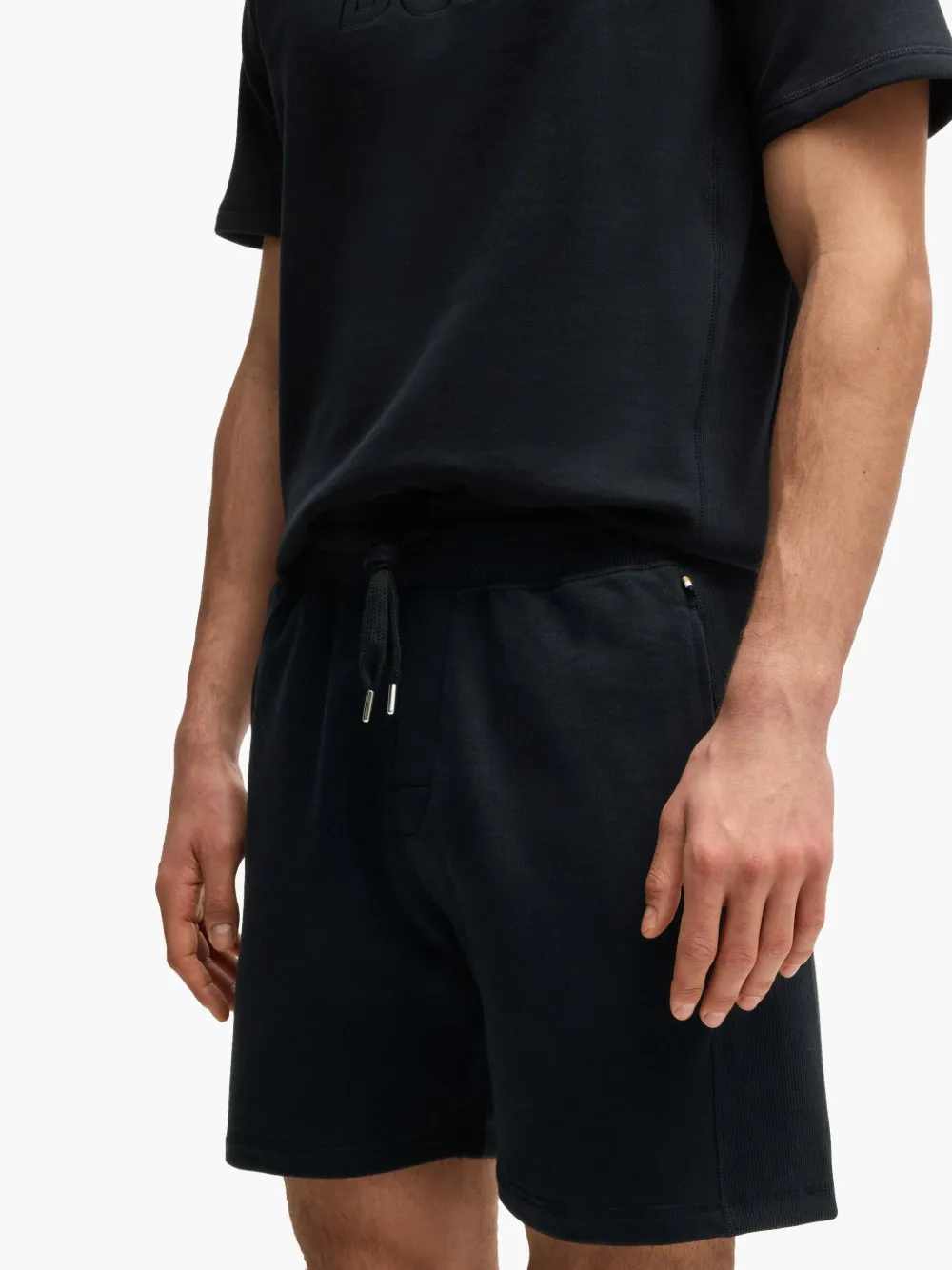HUGO Shorts met trekkoordtaille Zwart