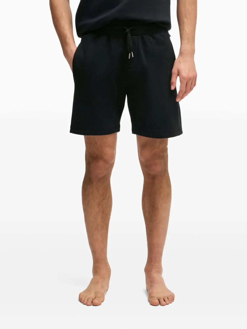 HUGO Shorts met trekkoordtaille Zwart